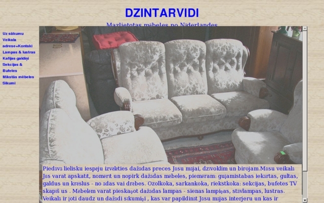 Mazlietotas Mēbeles veikals, Dzintarvidi, SIA